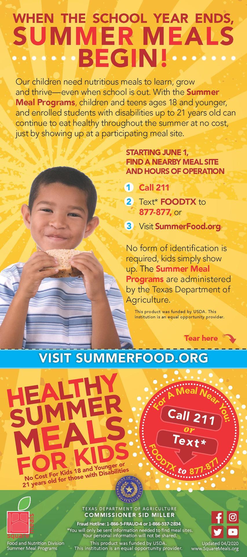 Student Summer Meals