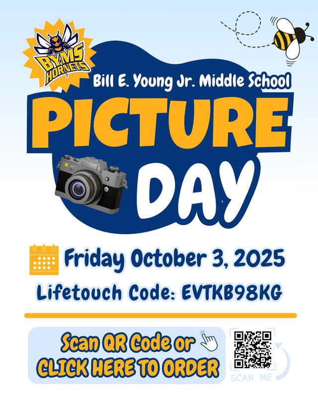 Picture Day is Friday, October 3, 2025 Featured Photo