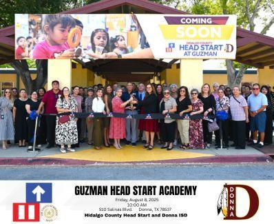 Guzman Red Ribbon Photo of Family members, HCHSP staff and community reps