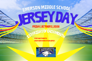 Jersey Day - First Fridays of the mon - October 2, 2026