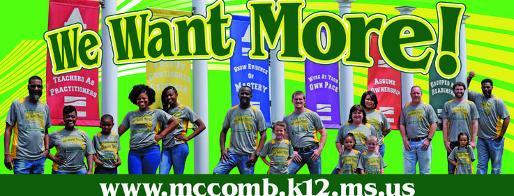 We Want More Movement Billboard Signage