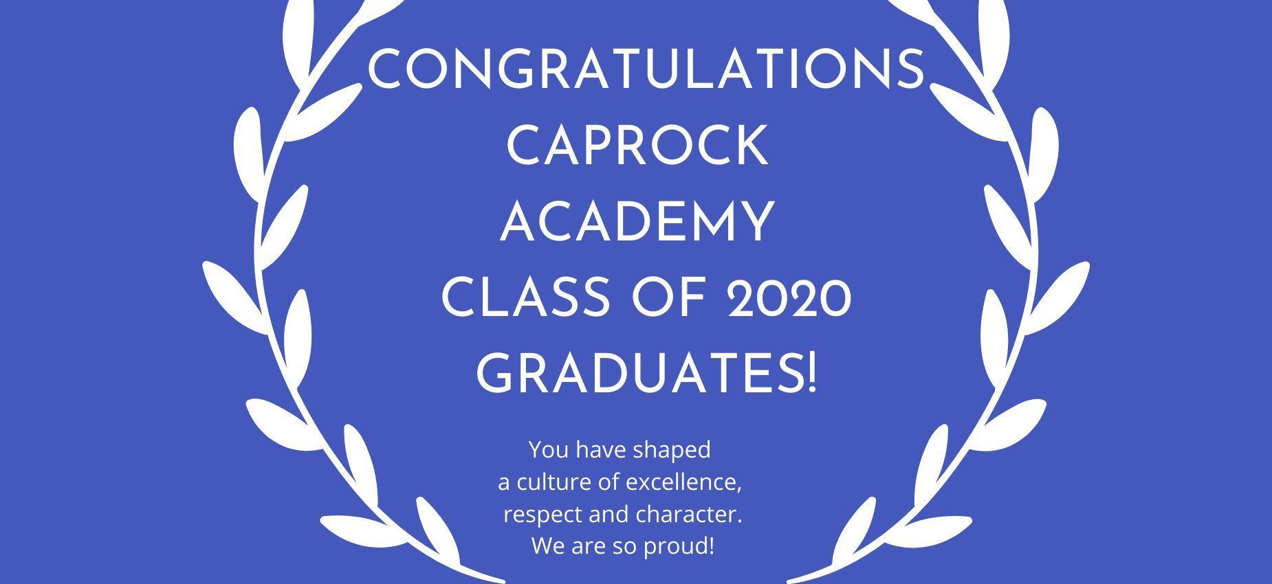 Caprock graduate yard sign