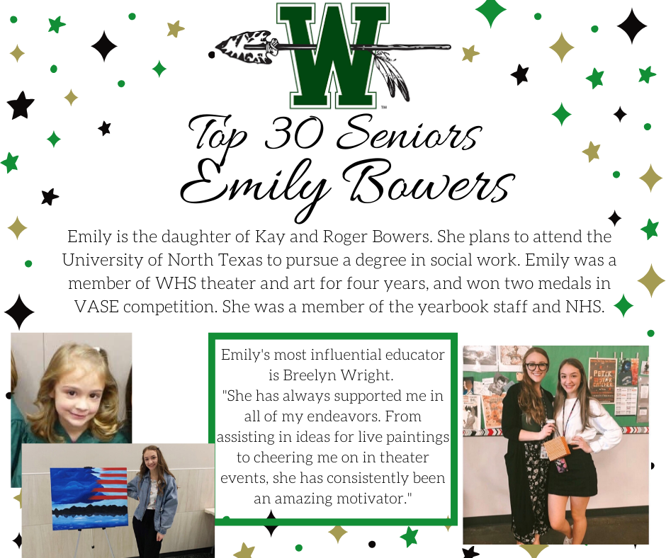 graphic of emily bowers