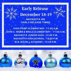 Early Release Times