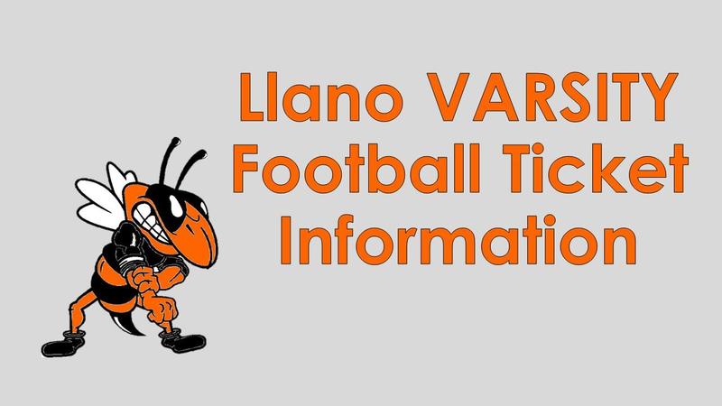 Llano VARSITY Football Ticket Information Featured Photo