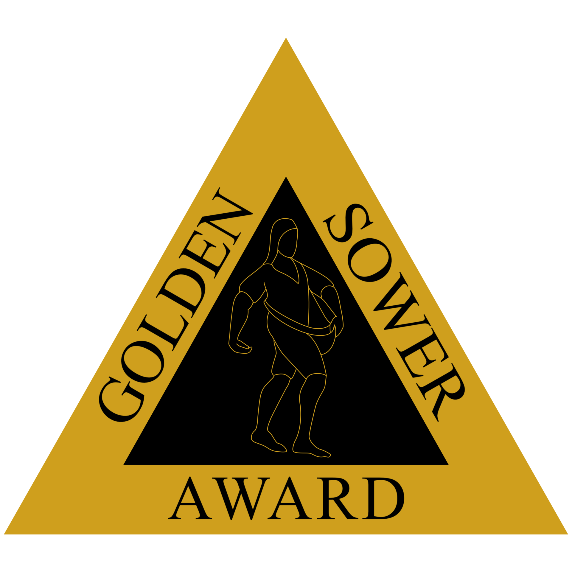  Triangle that says Golden Sower Award