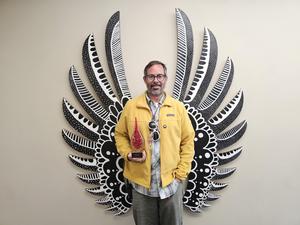 Mr. Derek is Staff Member of the Year