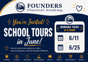 Join us for a Morning Tour at Founders Classical Academy