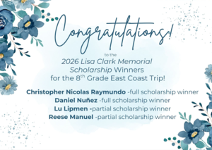 2026 Lisa Clark Memorial Scholarship Awards