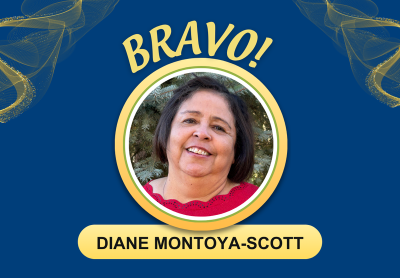 Bravo Award winner Diane Montoya-Scott