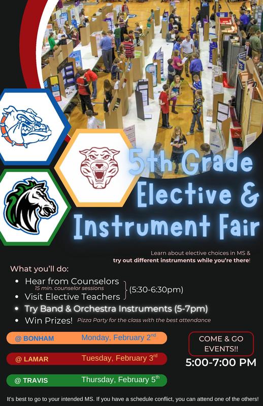 5th Grade Elective and Instrument Fair Featured Photo
