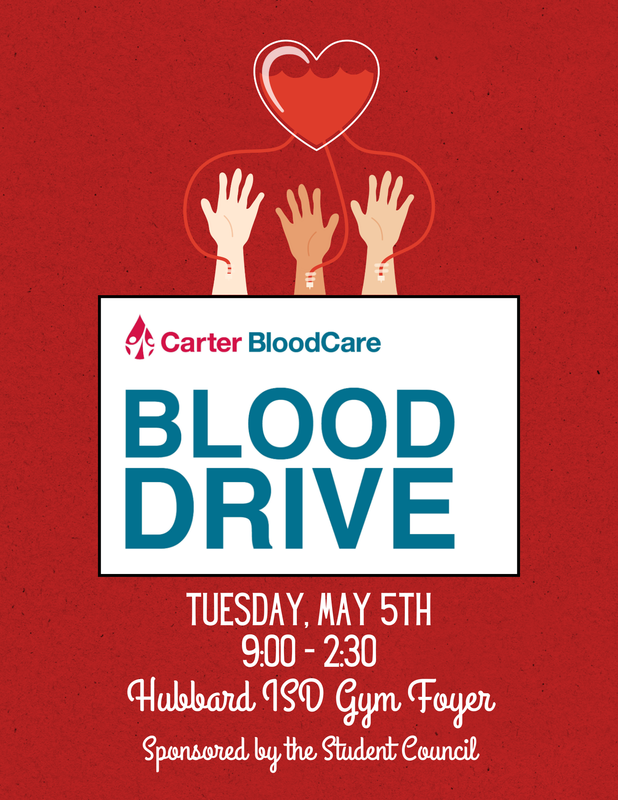 HISD Blood Drive May 5th