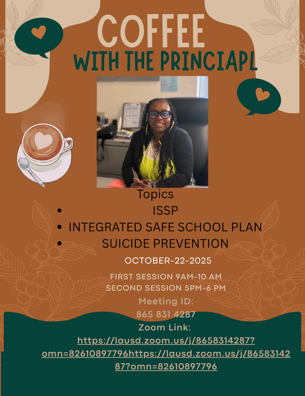 Coffee With The Principal