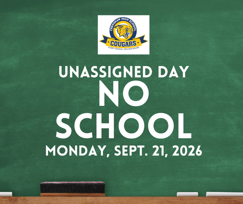 No School Monday, September 21, 2026 Featured Photo