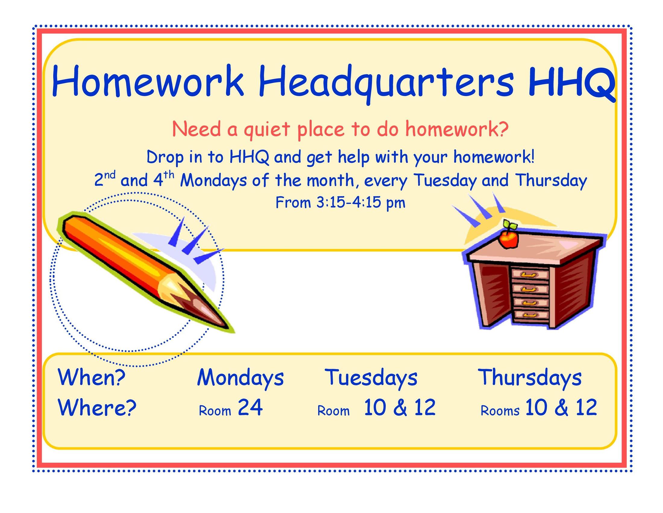 Homework help in afterschool programs