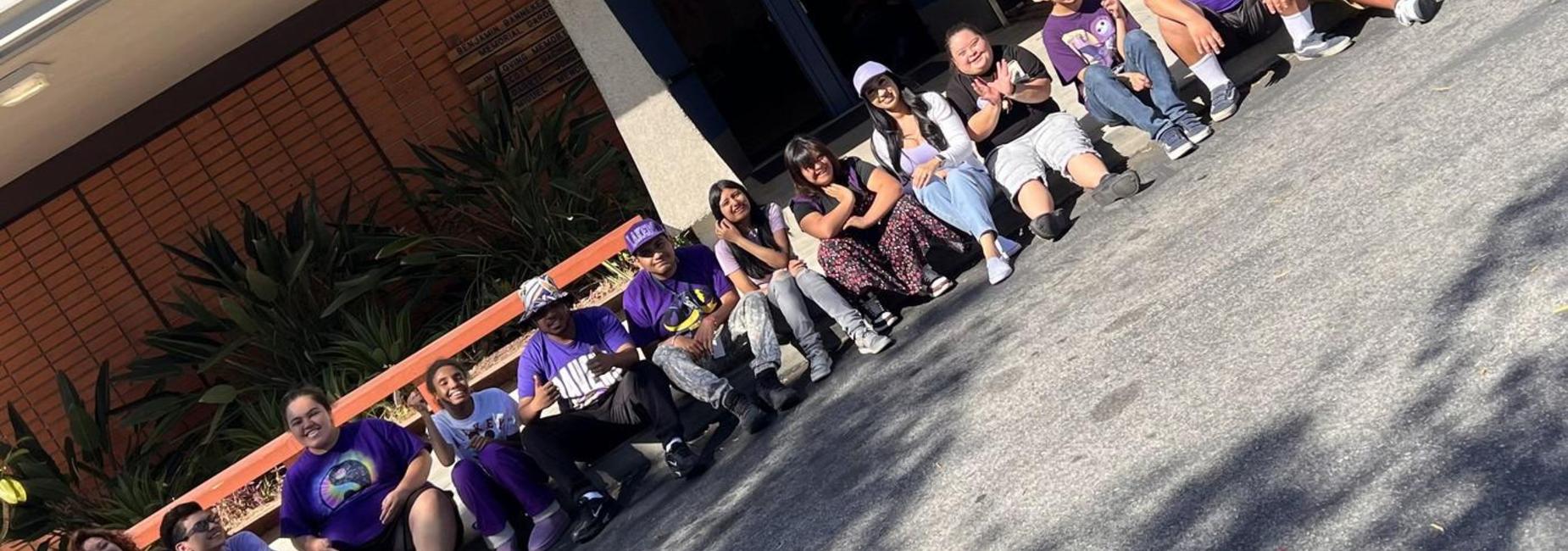Spirit Week wear purple