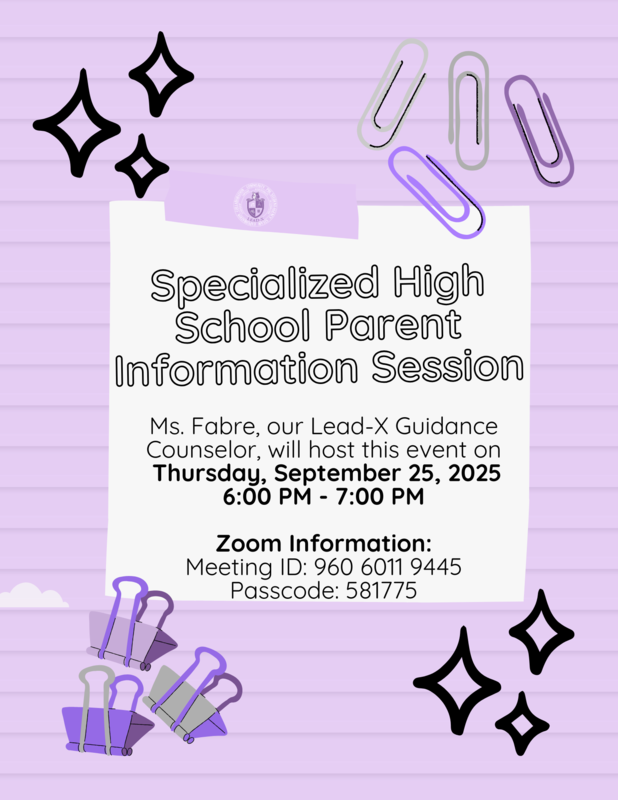 Specialized HS Info Session