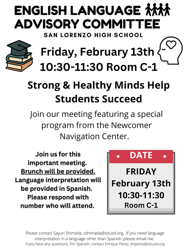 ELAC Meeting 2/13 Featured Photo