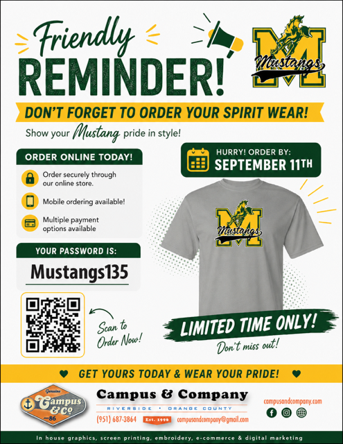 Mustang Spirit Wear