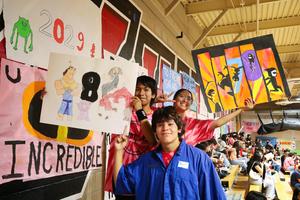 Whittier High School Freshmen First Day