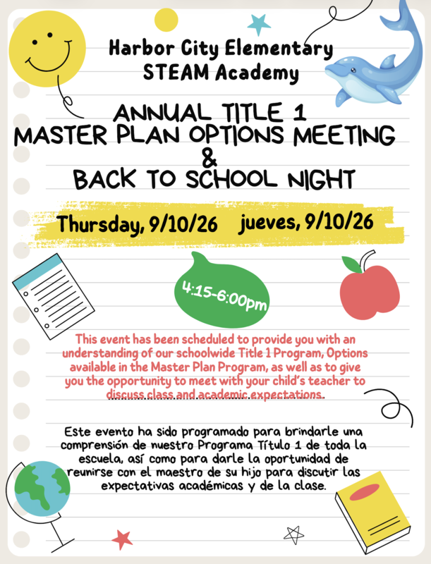 Back to School Night