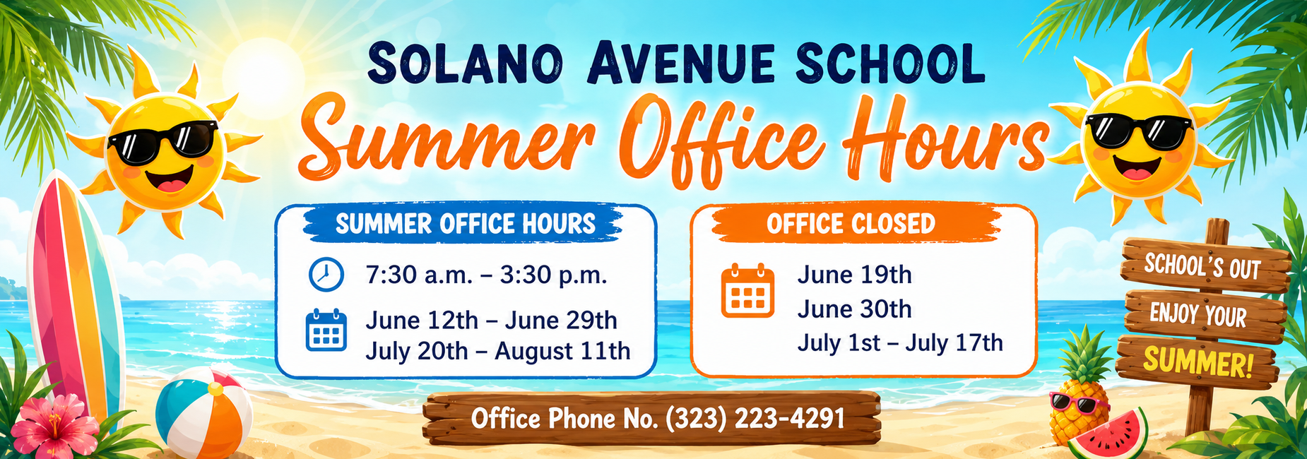 Summer Office Hour