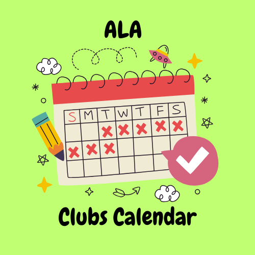 ALA Clubs Calendar Featured Photo