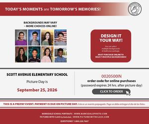 Picture Day Flyer Fall 2026