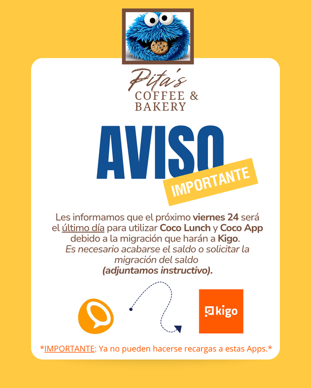 Coco Lunch y Coco App ahora son Kigo Featured Photo