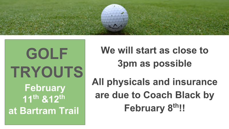 Golf Tryouts