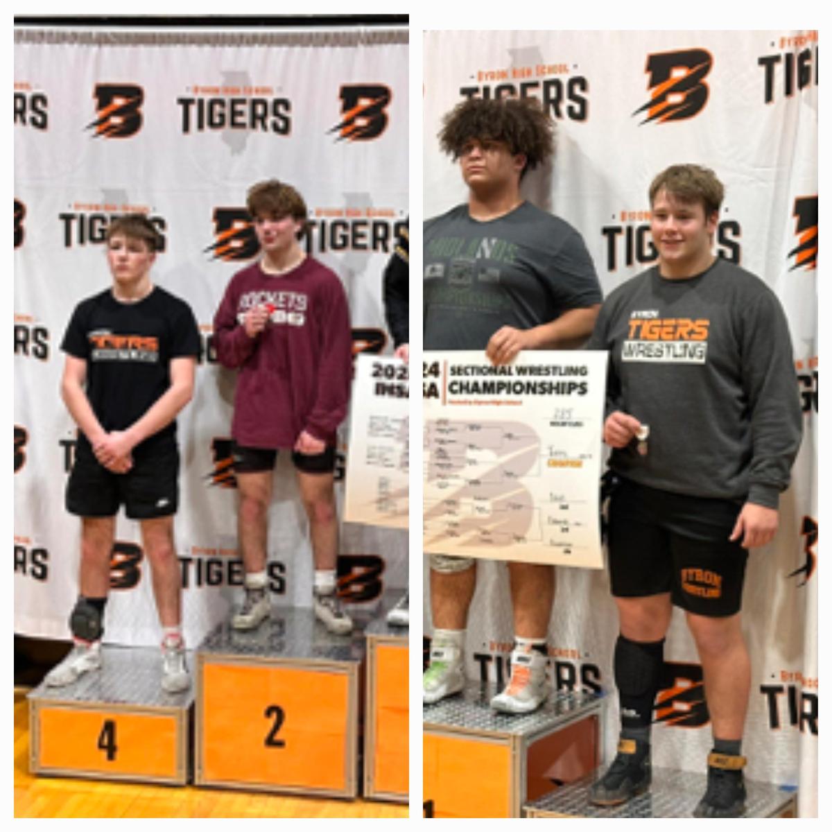 BHS Wrestling IHSA State Finals Qualifiers Byron High School