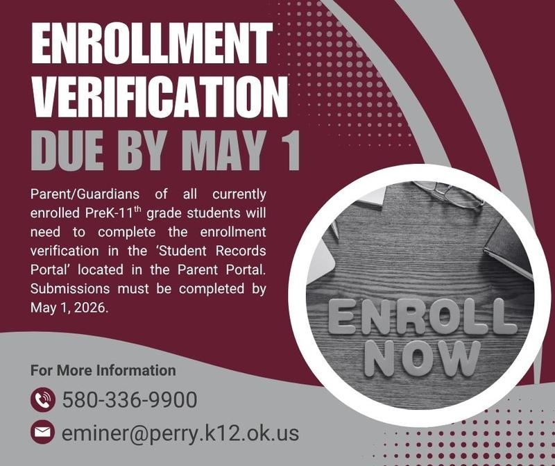 Current Sudent Enrollment Verification Begins for 26-27 School Year!