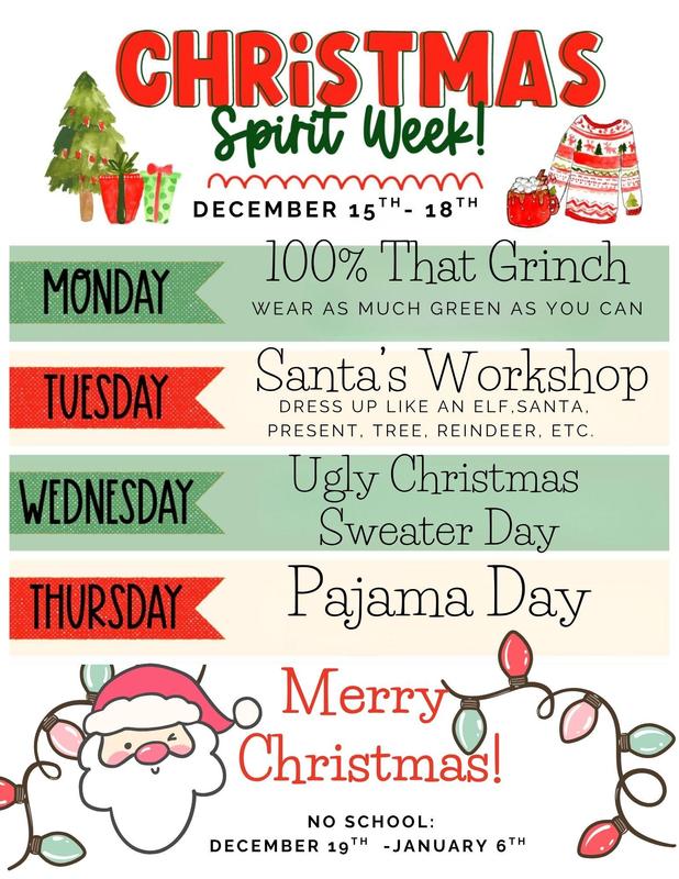 Festive graphic version of text included in story.