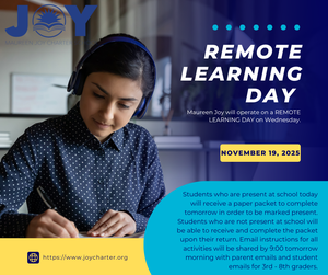 Remote learning day banner