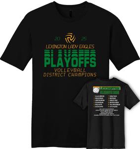 Lady Eagles Volleyball Playoff T-Shirt Example