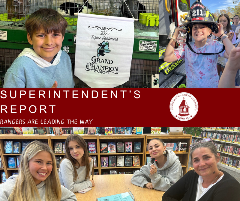 superintendent's report cover photo