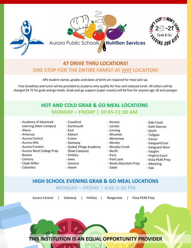 APS nutrition flyer