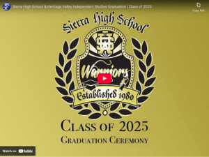 Watch Live 2025 Sierra High School Graduation Ceremony on YouTube June 4 2025 6 00PMa.png