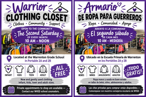 Warrior Clothing Closet
