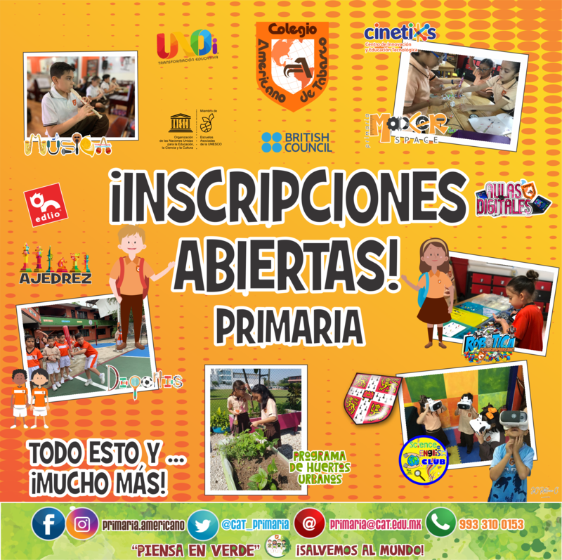 PRIMARIA: INSCRIPCIONES ABIERTAS Featured Photo