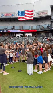 Redeemer IMPACT Choir Performs at Dell Diamond May 2026