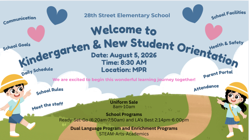 New Families Orientation