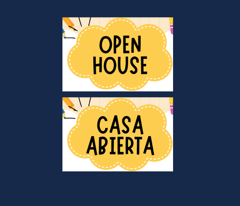 open house in eng and spanish