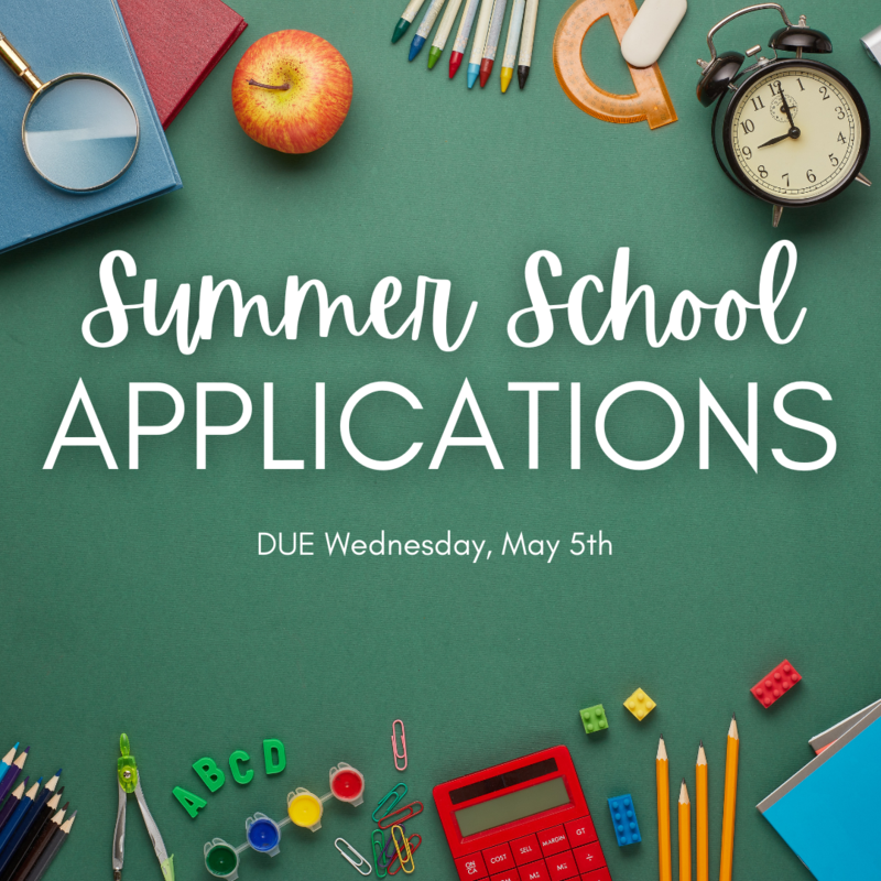 Summer School Applications