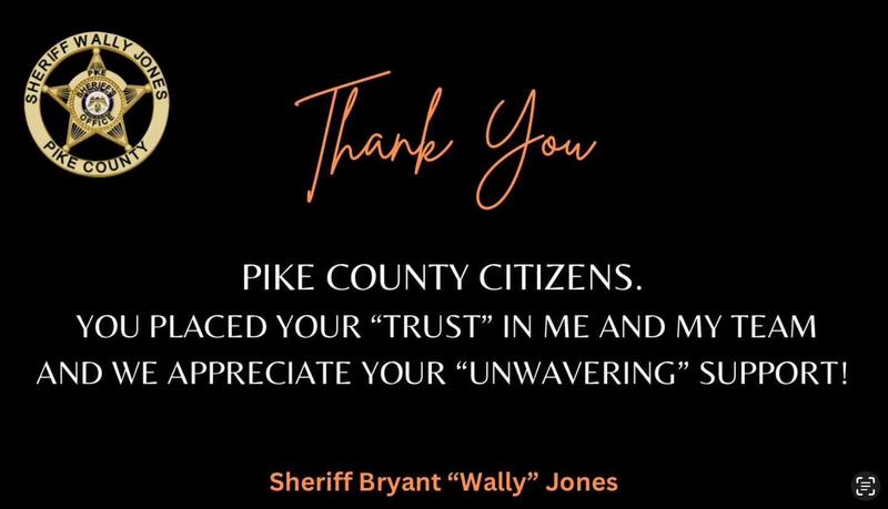 Pike County Sheriff’s Office Thank You News