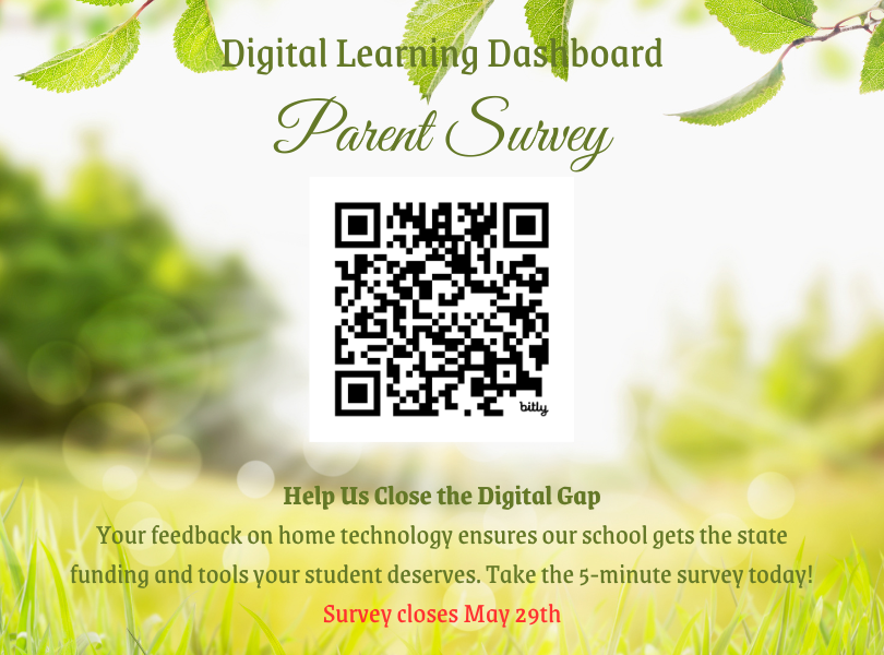 Digital Learning Dashboard Parent Survey QR Code
