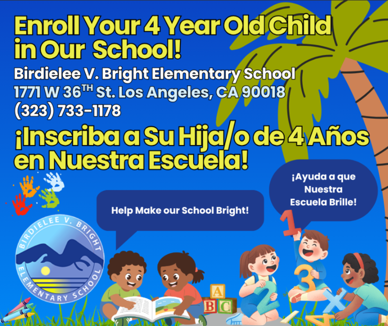 Bright Minds think a like, so don't forget to choose Bright El. and enroll today! Featured Photo