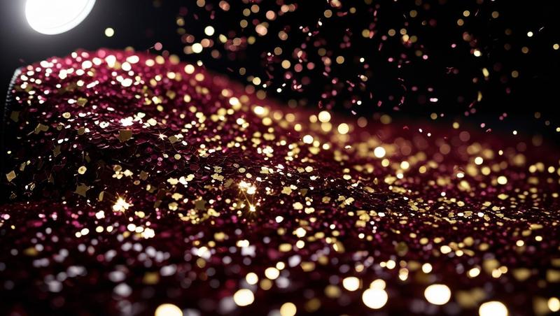 background maroon & gold glitter