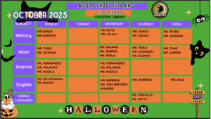 tutoring schedule