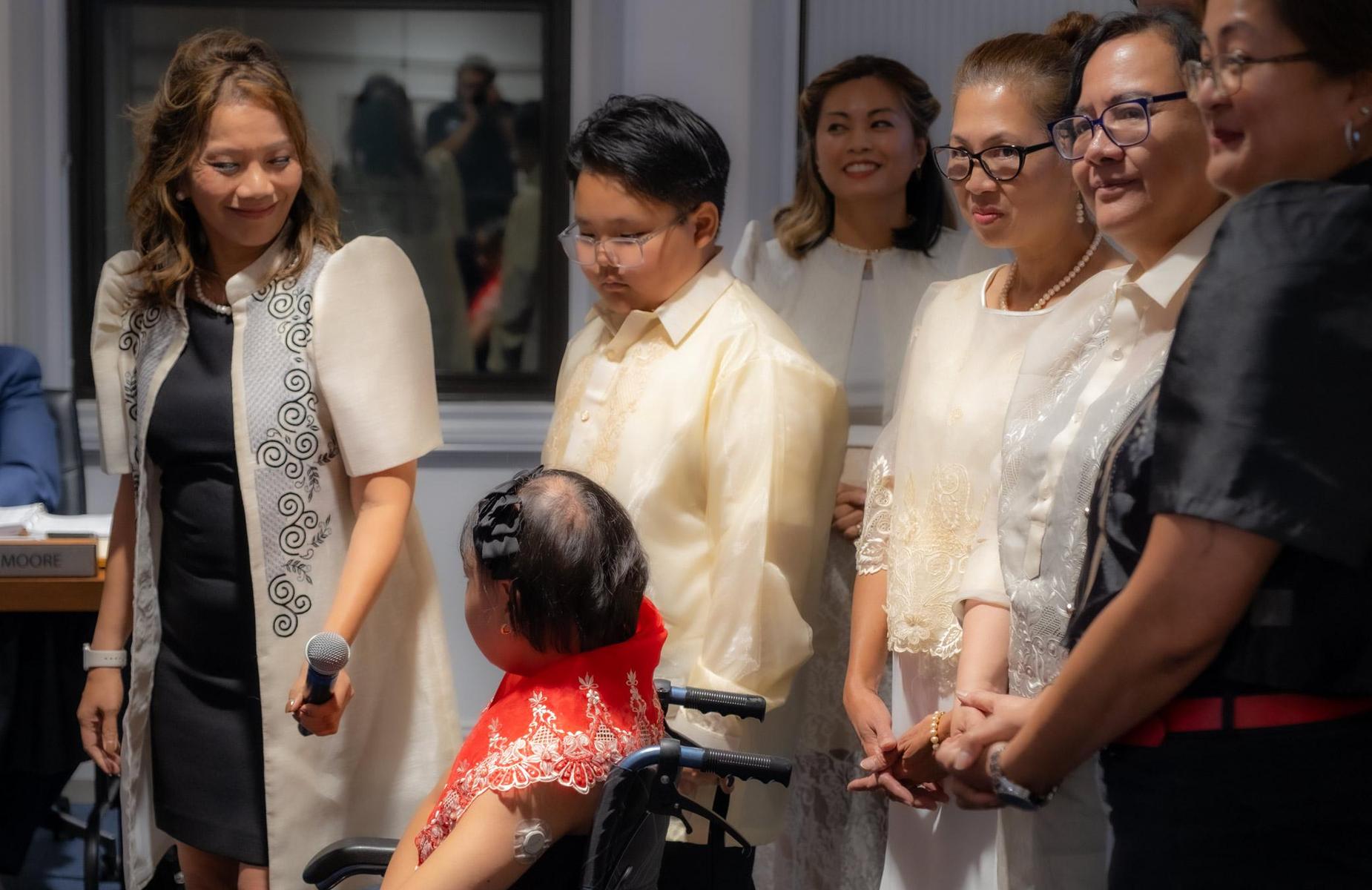 Filipino performance for our community